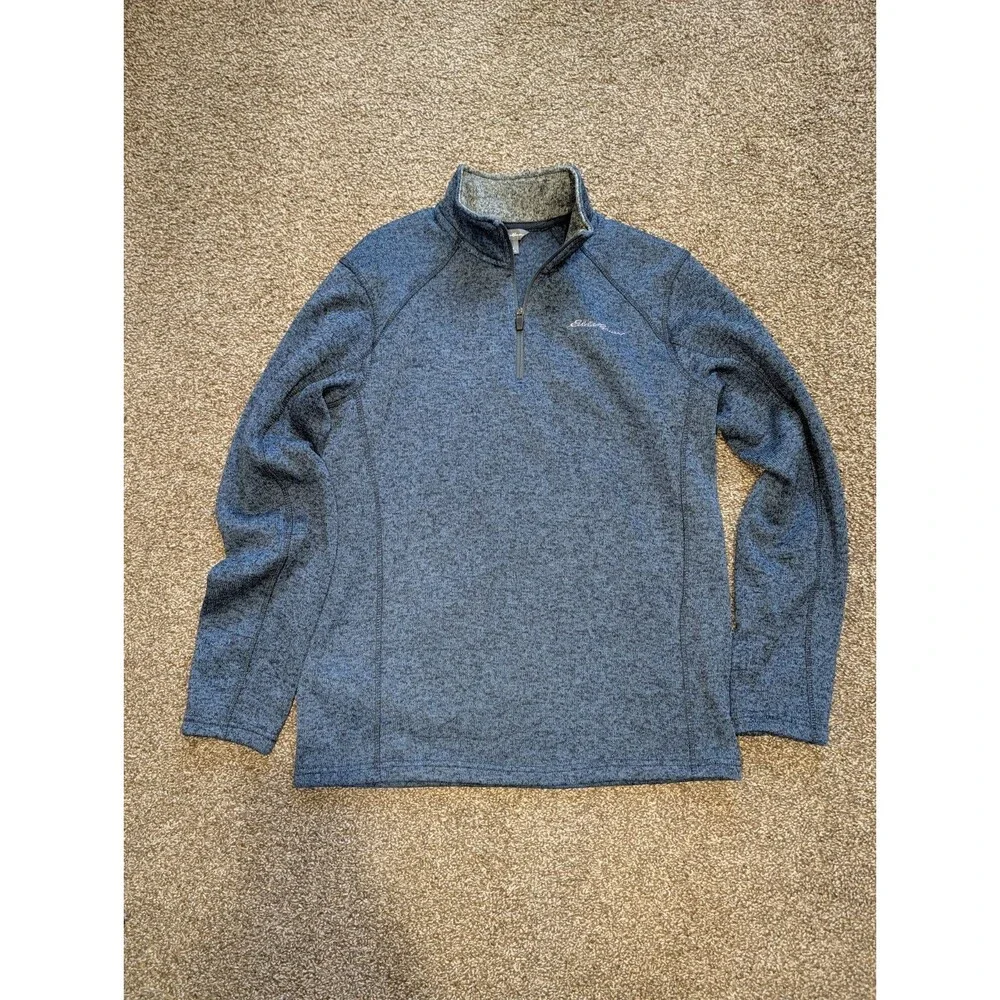Eddie Bauer Men's Radiator 1/4 Zip Pullover Fleece Sweater Jacket Size Medium